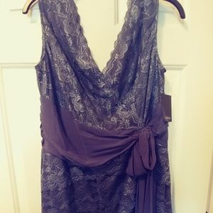 Lace Tiered Cocktail Formal Dress   NWT